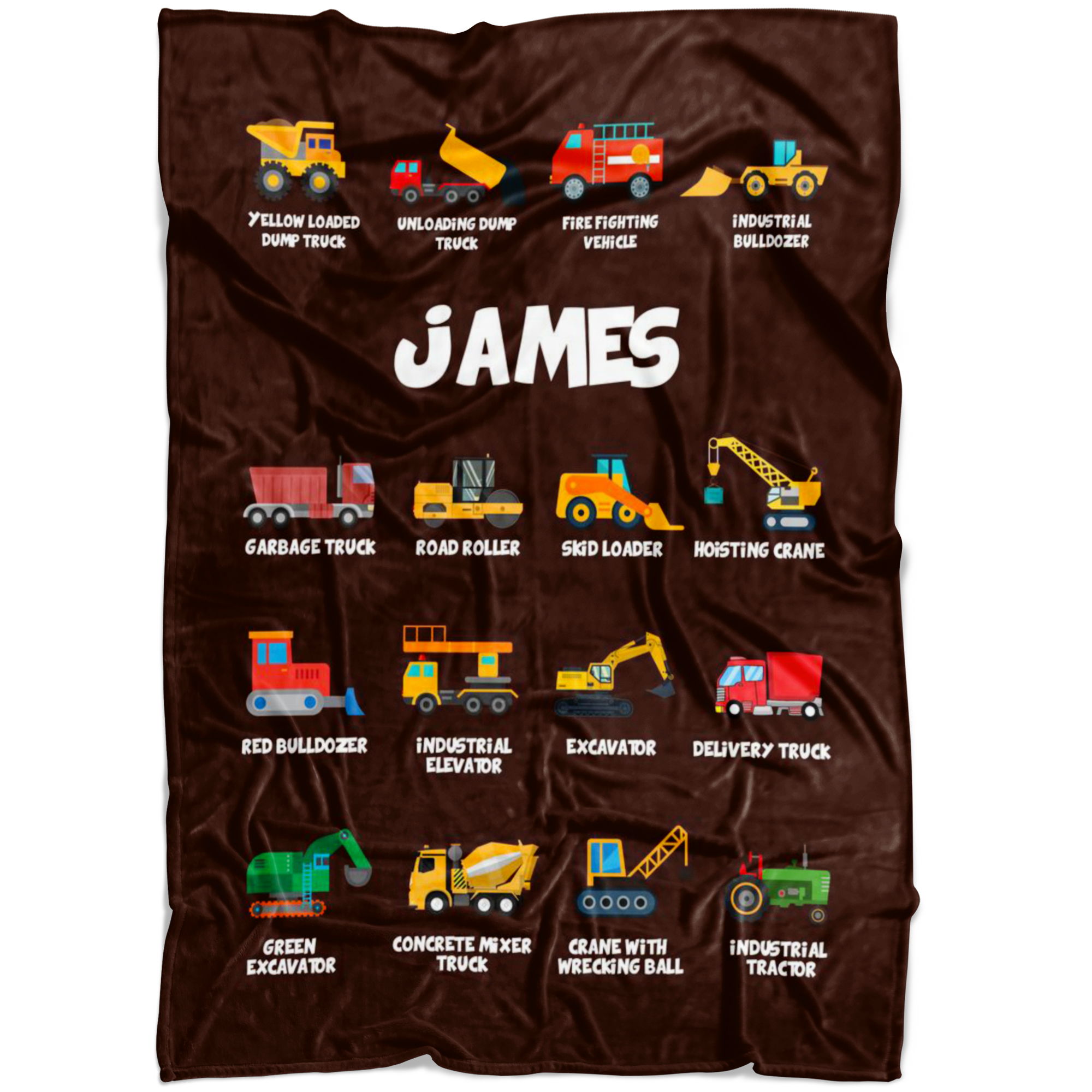 James Construction Blanket Brown