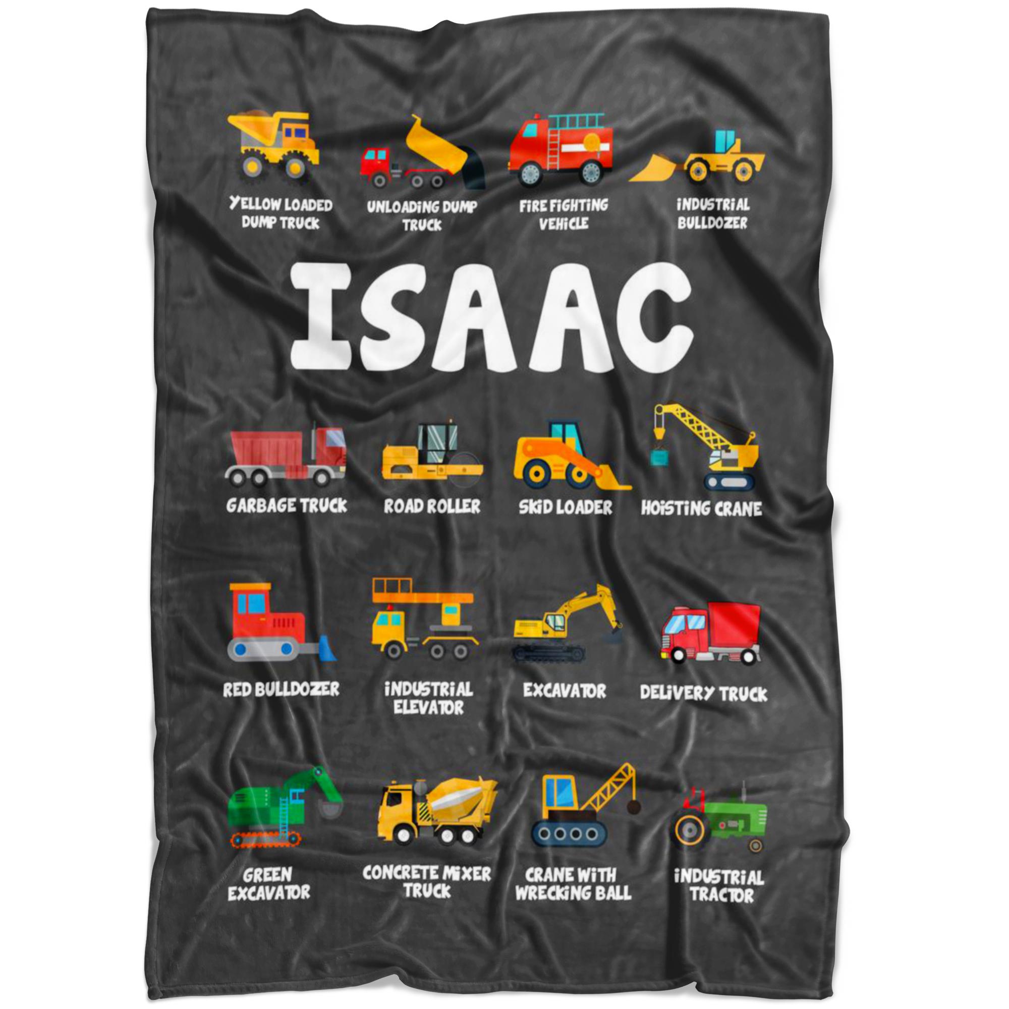 Isaac Construction Blanket Grey