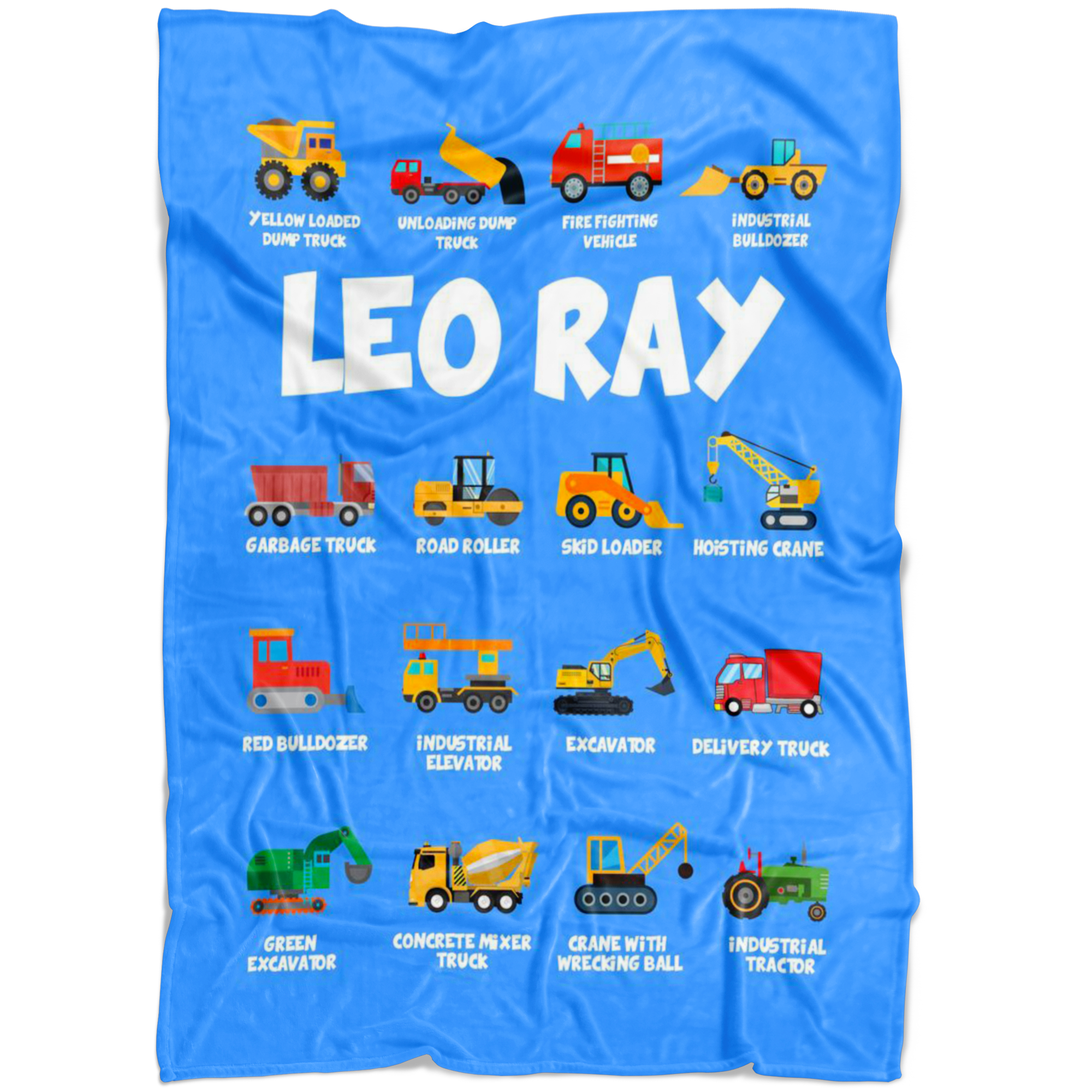 Leo Ray Construction Blanket Blue