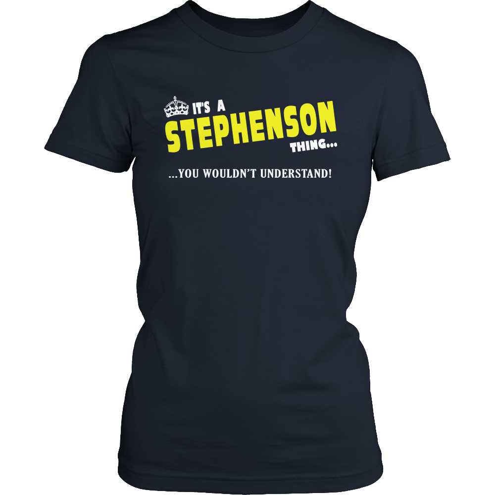It's A Stephenson Thing, You Wouldn't Understand