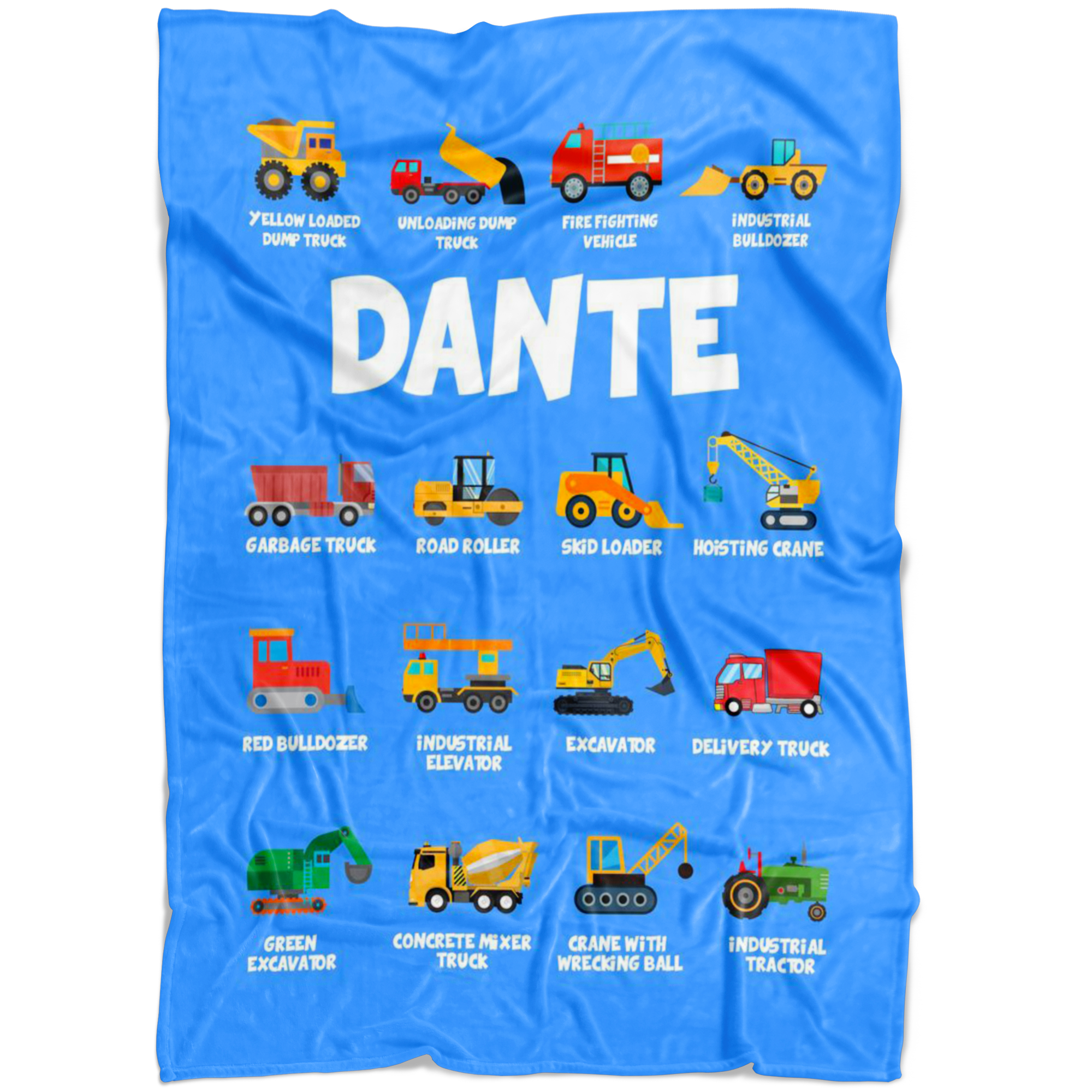 Dante Construction Blanket Blue