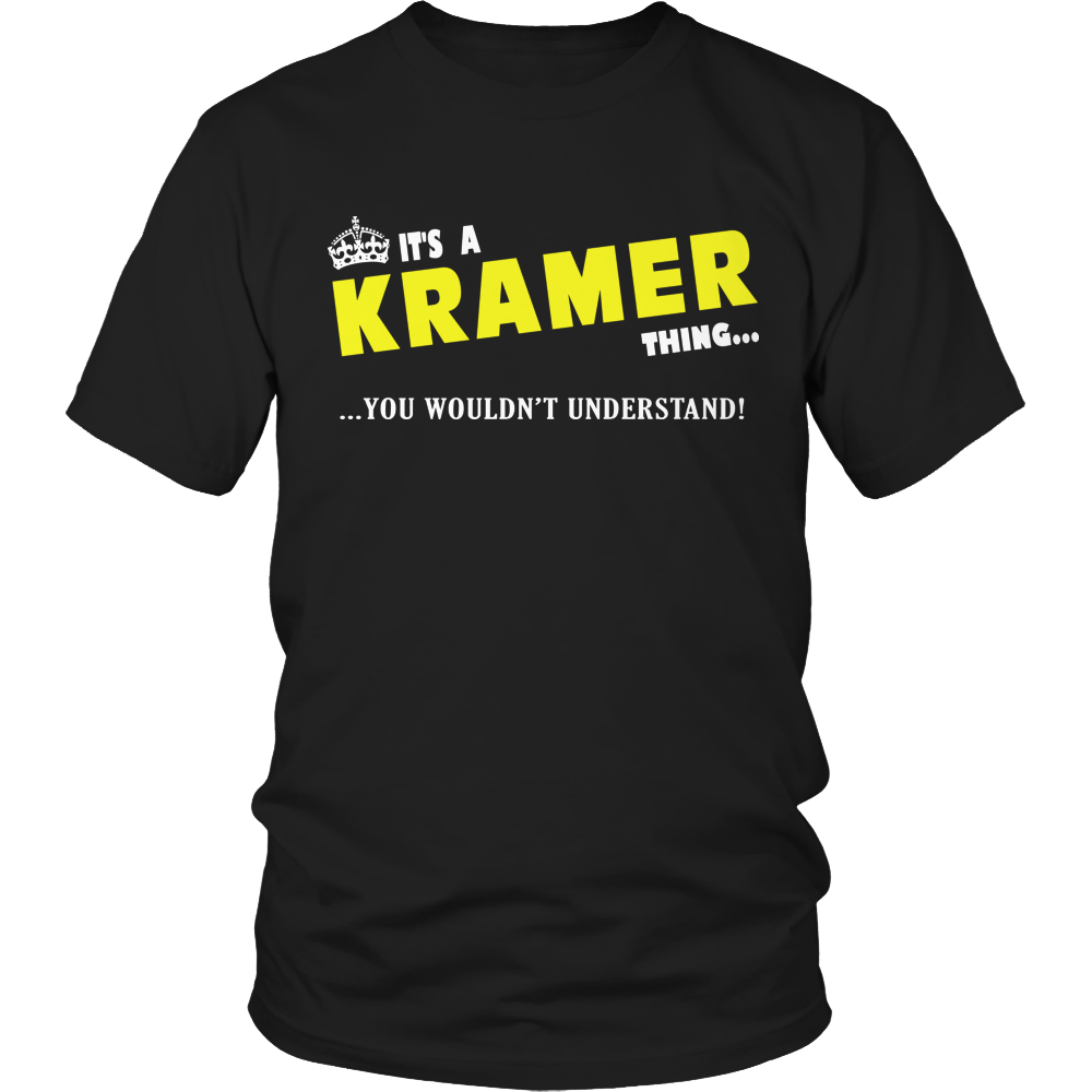 It's A Kramer Thing, You Wouldn't Understand