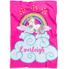 Personalized Name Magical Unicorn Blanket for Babies & Girls - Everleigh