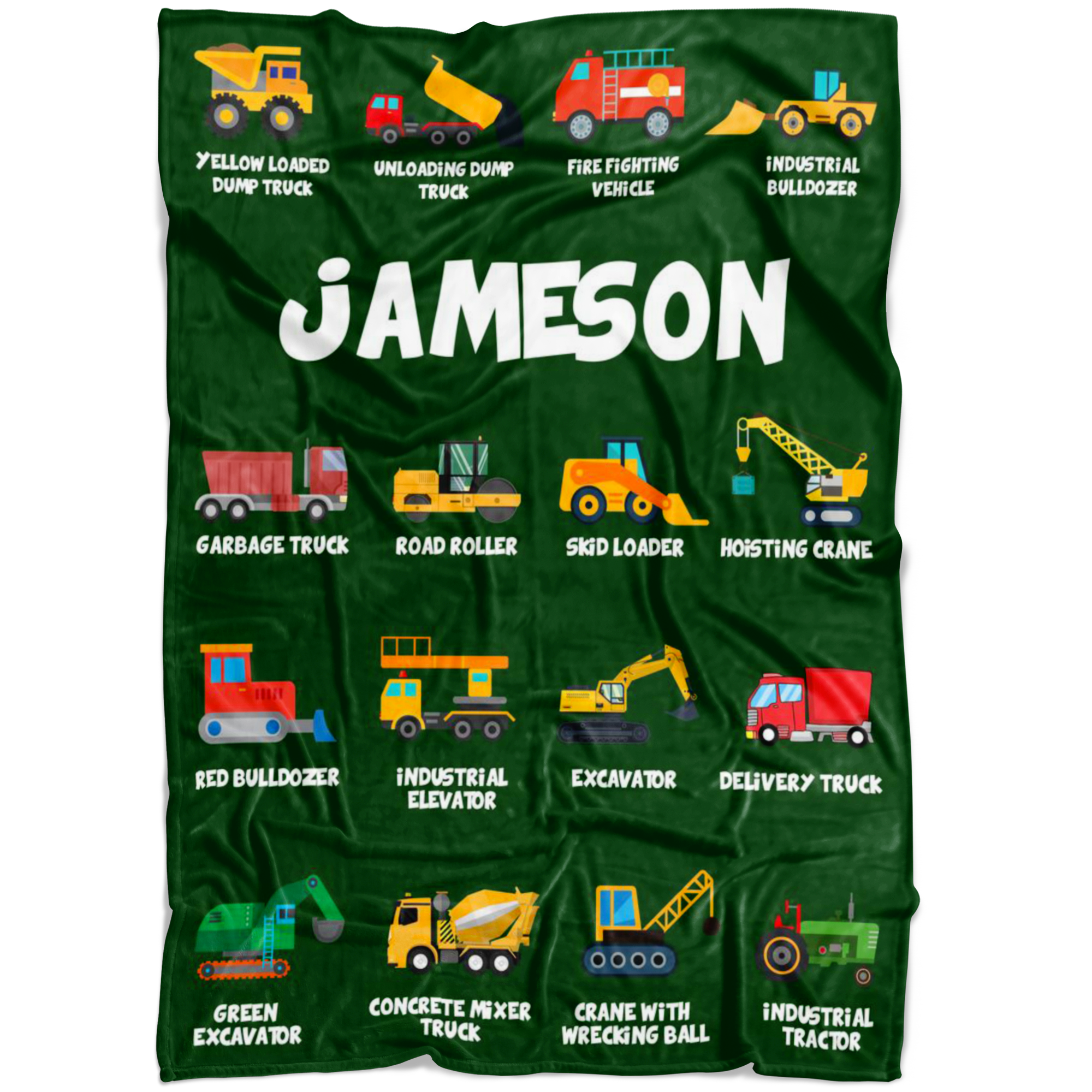 Jameson Construction Blanket Green