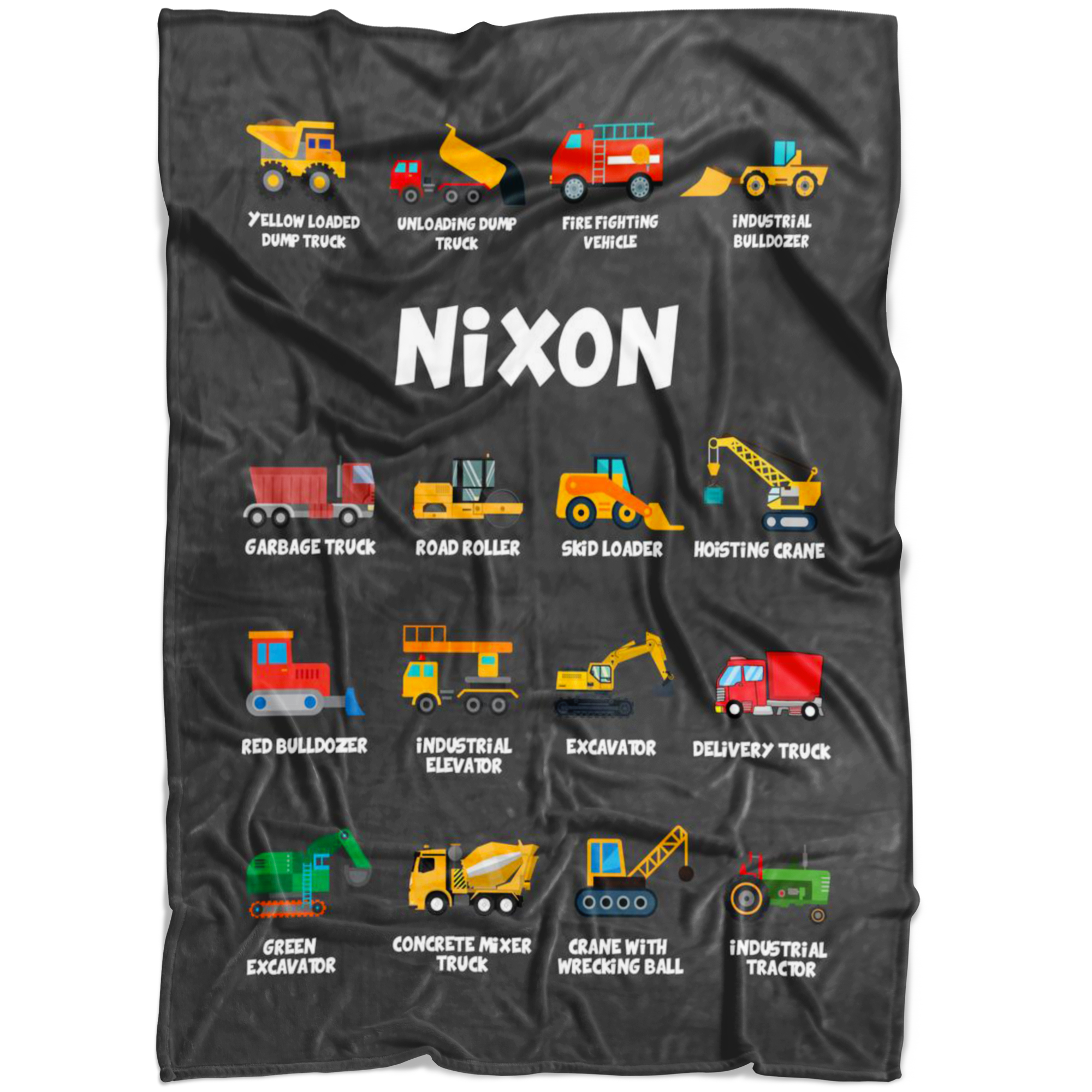 Nixon Construction Blanket Grey
