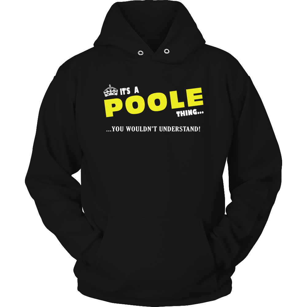 It's A Poole Thing, You Wouldn't Understand