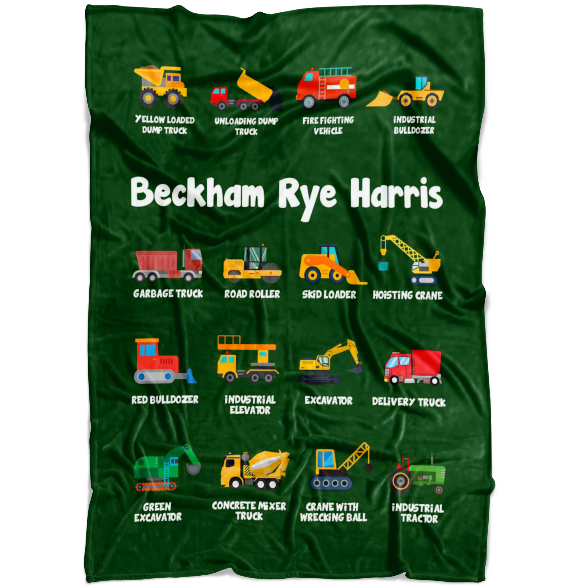 Beckham Rye Harris Construction Blanket Green