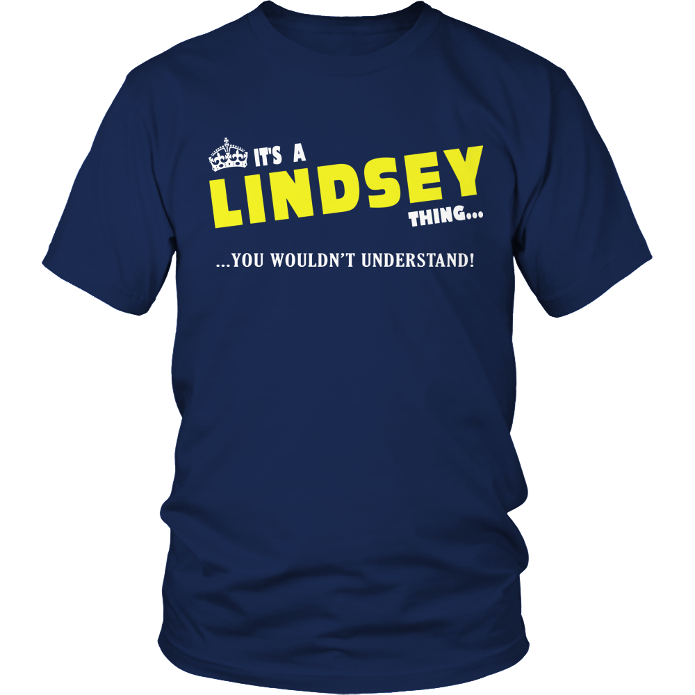 It's A Lindsey Thing, You Wouldn't Understand
