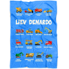 Liev DeNardo Construction Blanket Blue