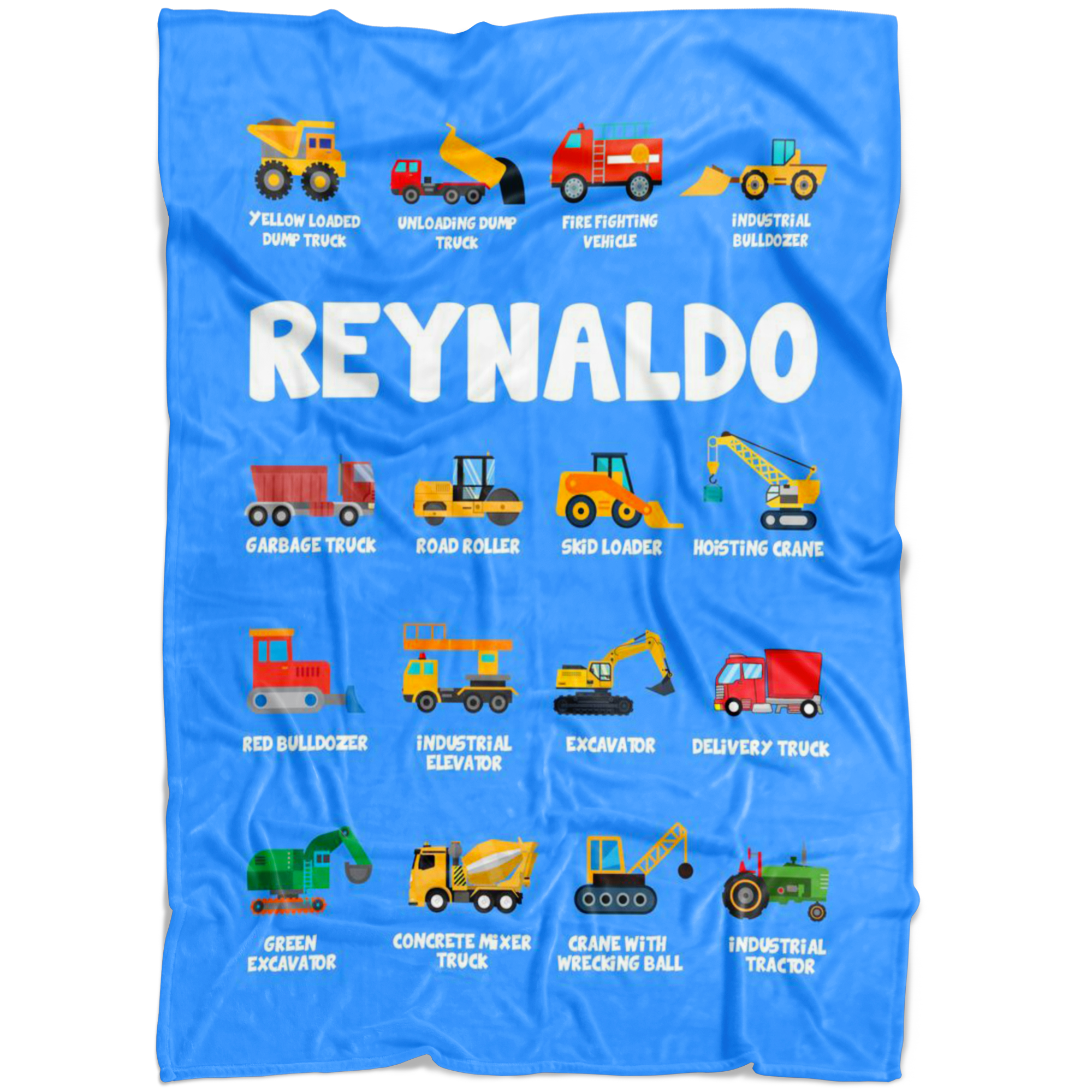 Reynaldo Construction Blanket Blue