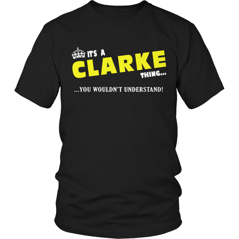 It's A Clarke Thing, You Wouldn't Understand
