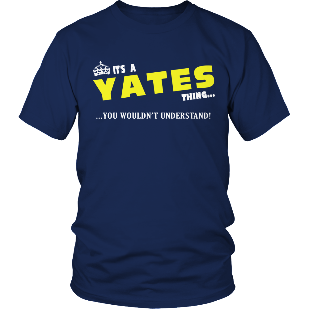 It's A Yates Thing, You Wouldn't Understand