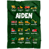 Aiden Construction Blanket Green