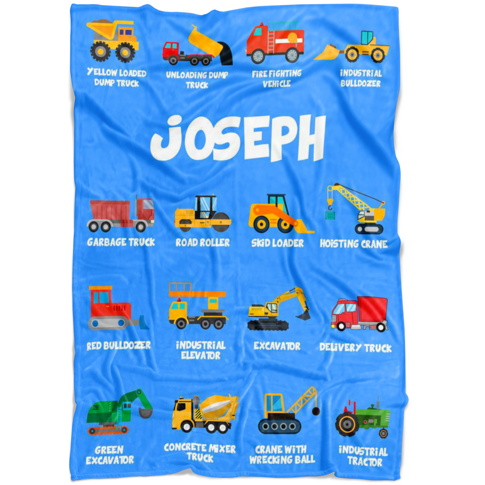 Joseph Construction Blanket Blue