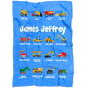 James Jeffrey Construction Blanket Blue