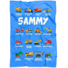 Sammy Construction Blanket Blue