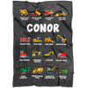 Conor Construction Blanket Grey