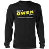 It's An Owen Thing, You Wouldn't Understand