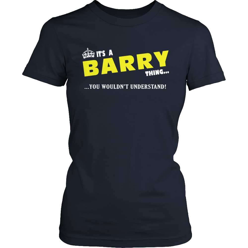It's A Barry Thing, You Wouldn't Understand