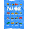 Frankie Construction Blanket Blue