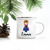 Personalized Kids Cup, Princess Campfire Mug 10oz