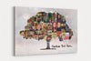 Family Tree Photo Collage Wall Art - Sparkling