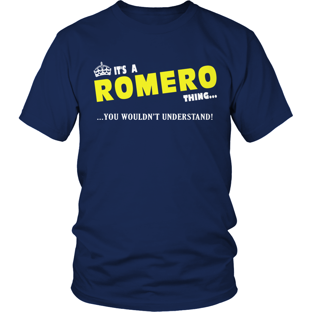 It's A Romero Thing, You Wouldn't Understand