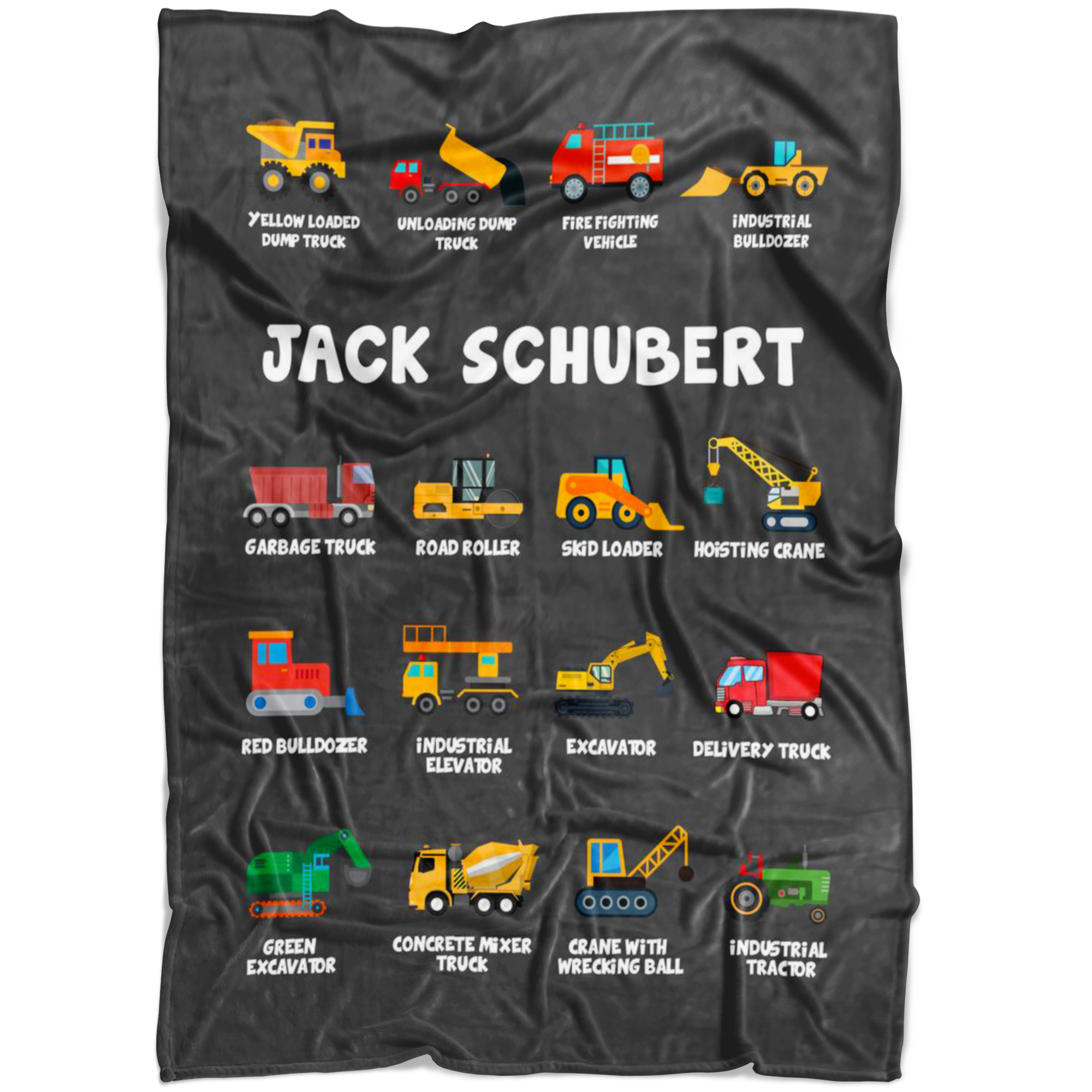 Jack Schubert Construction Blanket Grey