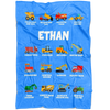 Ethan Construction Blanket Blue