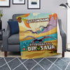 Load image into Gallery viewer, Personalized Name Pterodactyl Dinosaur Blanket for Kids, Custom Name Blanket for Boys &amp; Girls