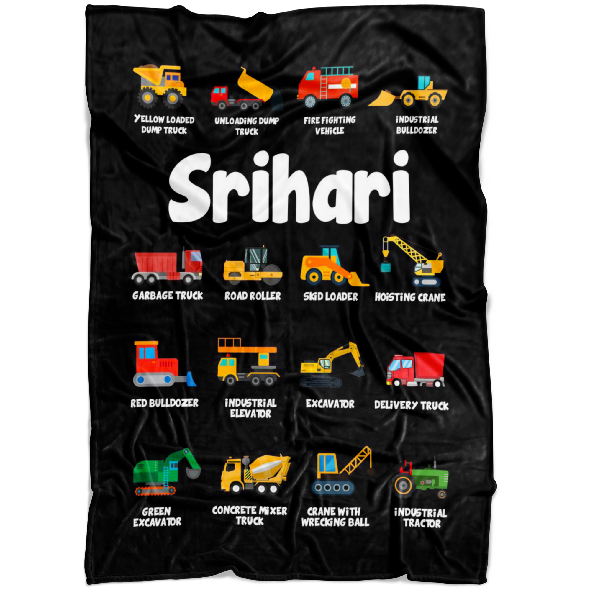 Srihari Construction Blanket Black