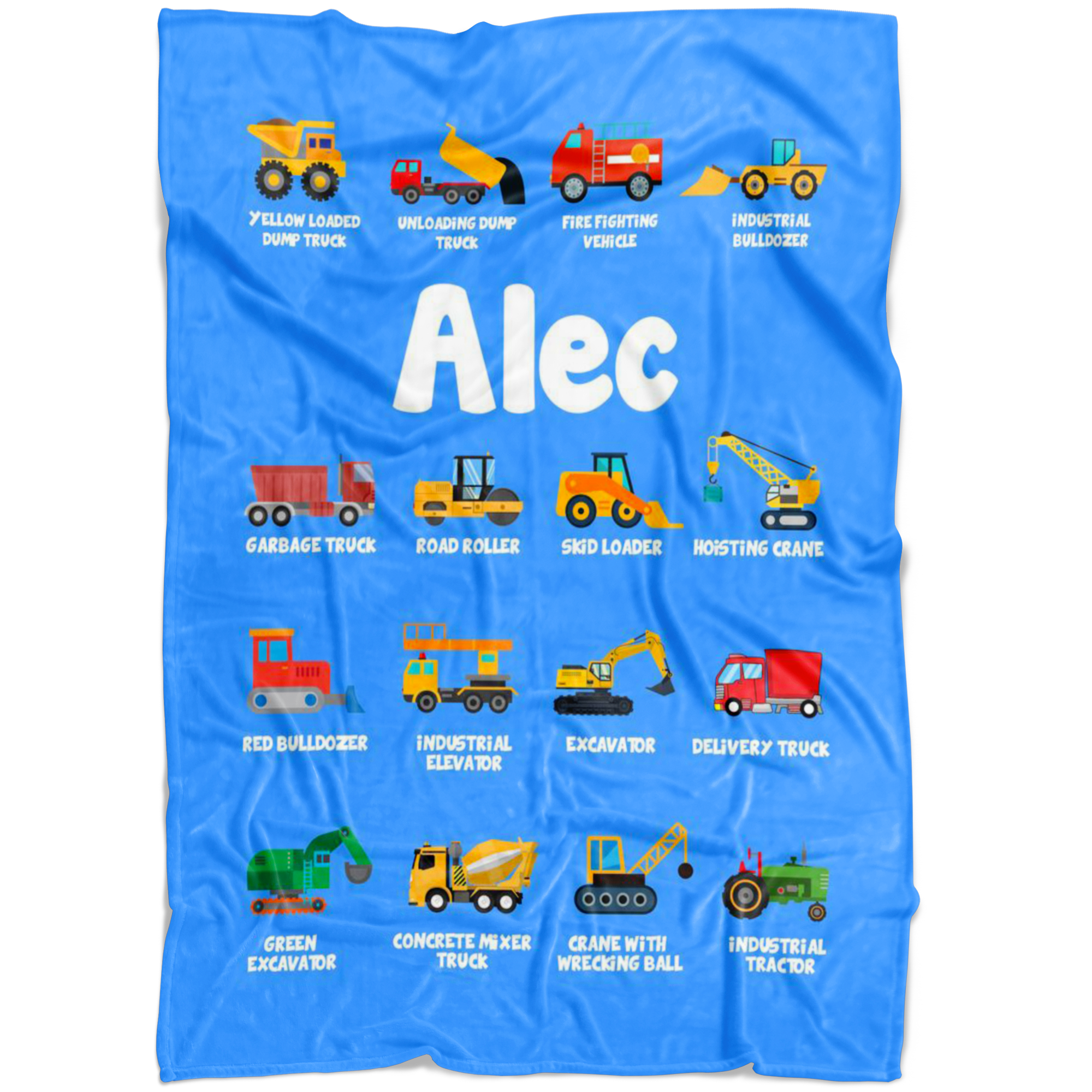 Alec Construction Blanket Blue