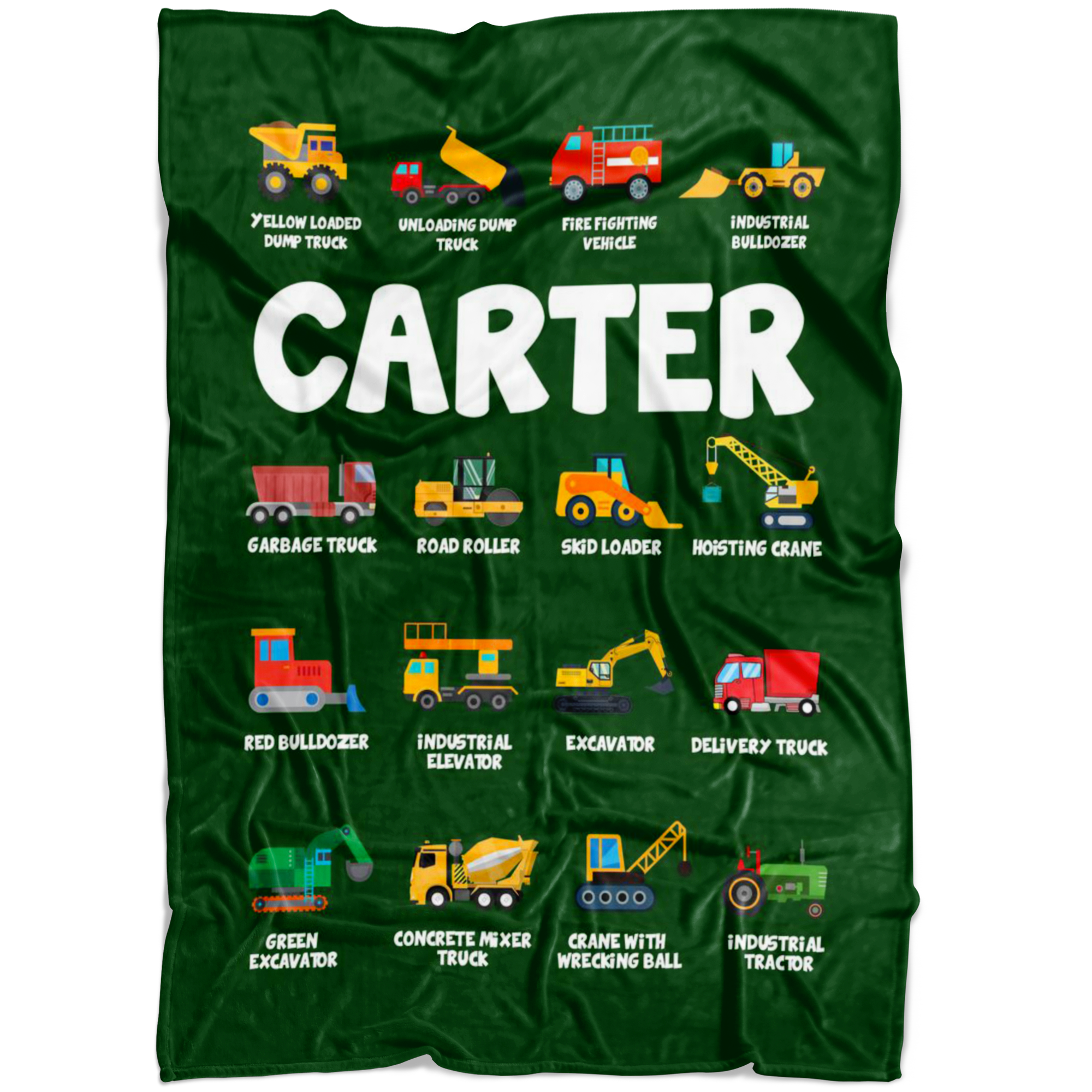 CARTER Construction Blanket Green