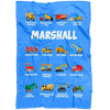 Marshall Construction Blanket Blue