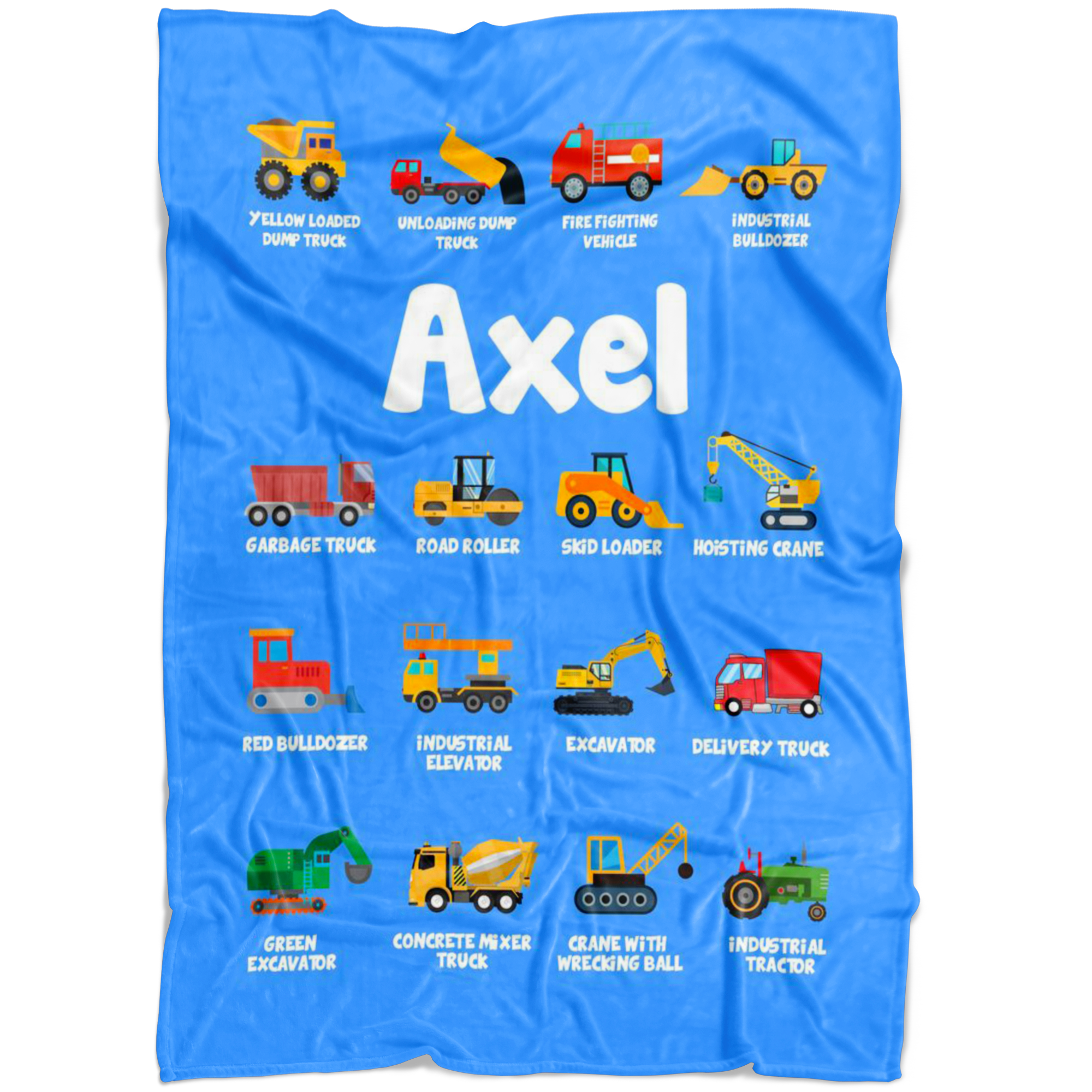 Axel Construction Blanket Blue