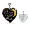 Load image into Gallery viewer, I Love You To The Moon and Back Heart Necklace for Wife, Girlfriend
