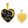 Load image into Gallery viewer, I Love You To The Moon and Back Heart Necklace for Wife, Girlfriend