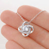 Load image into Gallery viewer, To My Wife Gift Love Knot Necklace with Message Card
