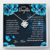 Load image into Gallery viewer, To My Daughter Gift Love Knot Necklace with Message Card