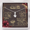 Load image into Gallery viewer, Gift for Sister Alluring Beauty Necklace, with Message Card