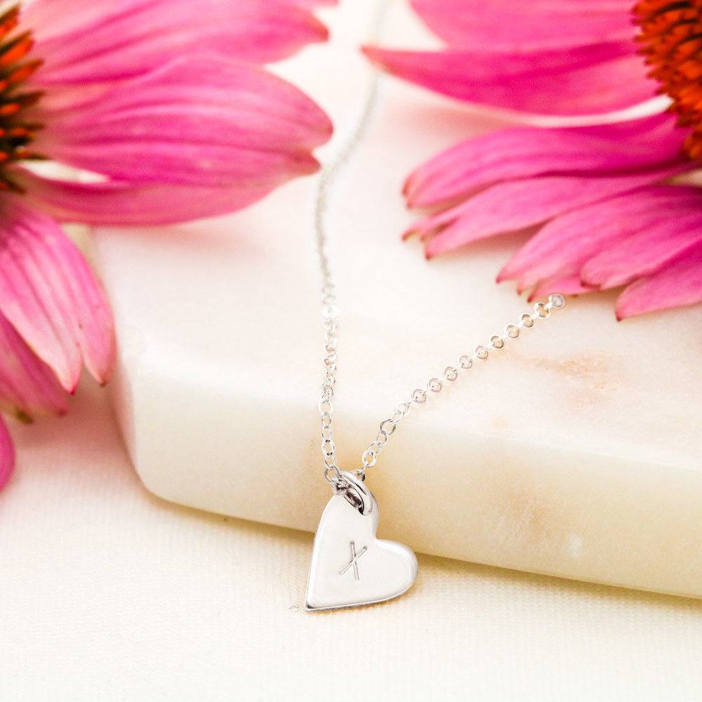 To My Wife Gift Sweetest Hearts Necklace With a Message Card