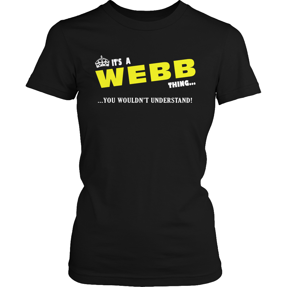 It's A Webb Thing, You Wouldn't Understand