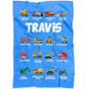 Travis Construction Blanket Blue