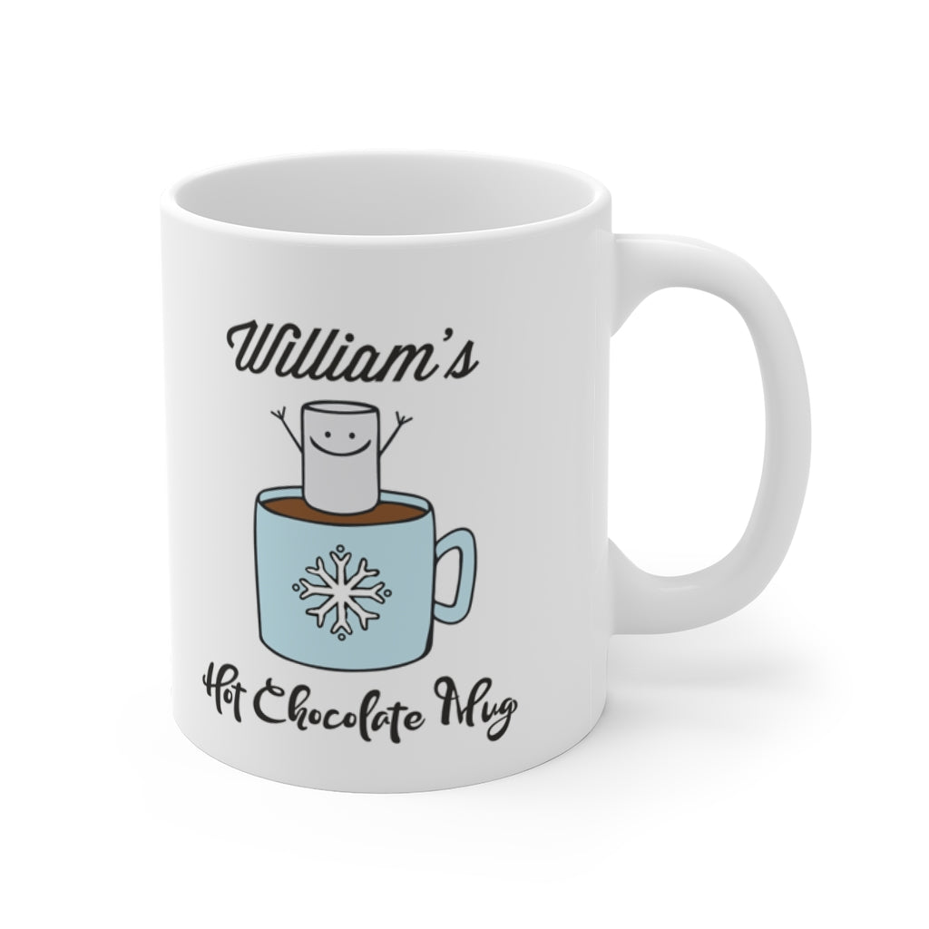 Personalized Name Hot Chocolate Mug for Kids - 11oz