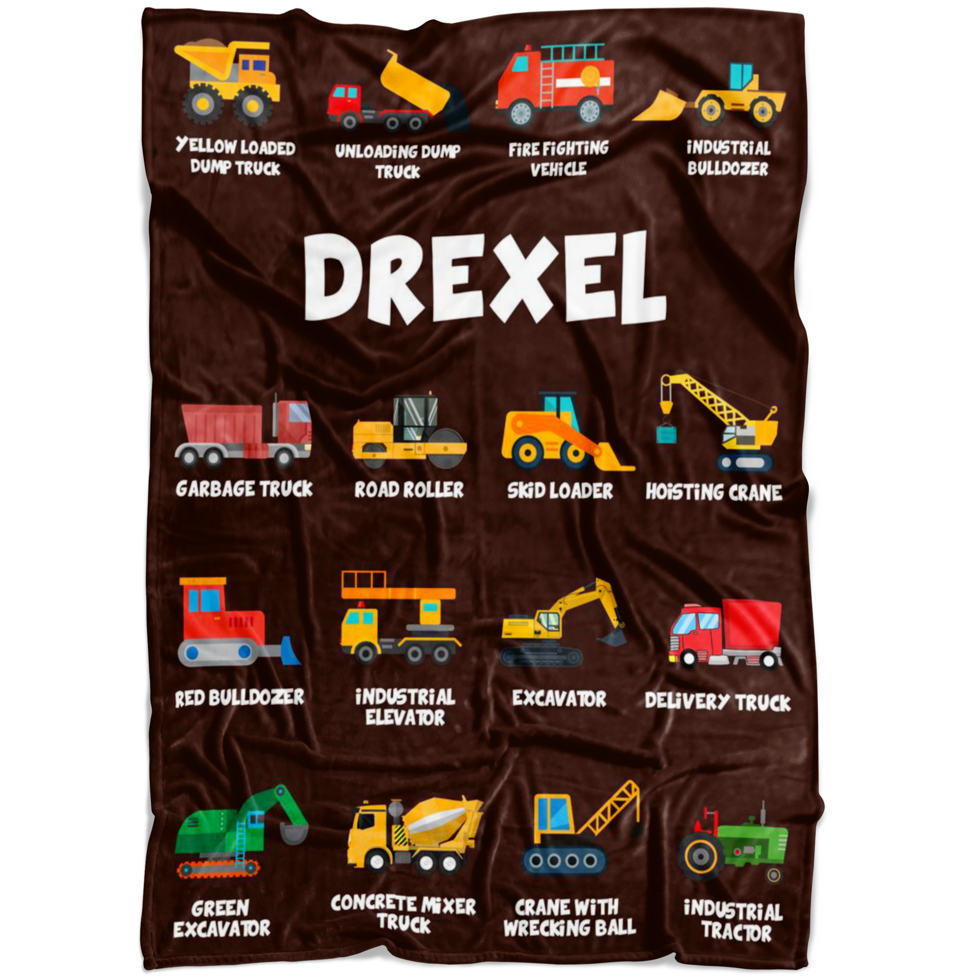 DREXEL Construction Blanket Brown
