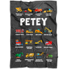 Petey Construction Blanket Grey