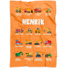 Henrik Construction Blanket Orange