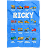 RICKY Construction Blanket Blue