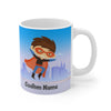 Personalized Name Superhero Mug for Kids - 11oz
