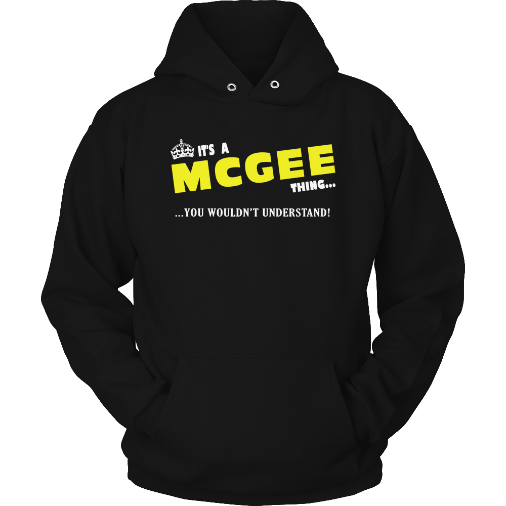 It's A McGee Thing, You Wouldn't Understand